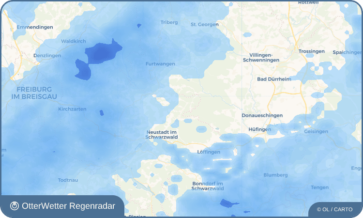 OtterWetter Regenradar-Widget Eisenbach
