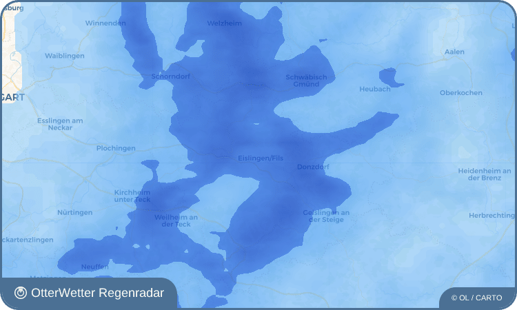 OtterWetter Regenradar-Widget Eislingen/Fils