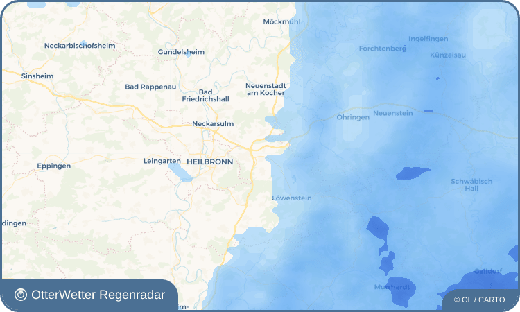 Widget-Vorschau für Ellhofen Wetter-Widget-Vorschau mit Vorhersagedaten für Ellhofen