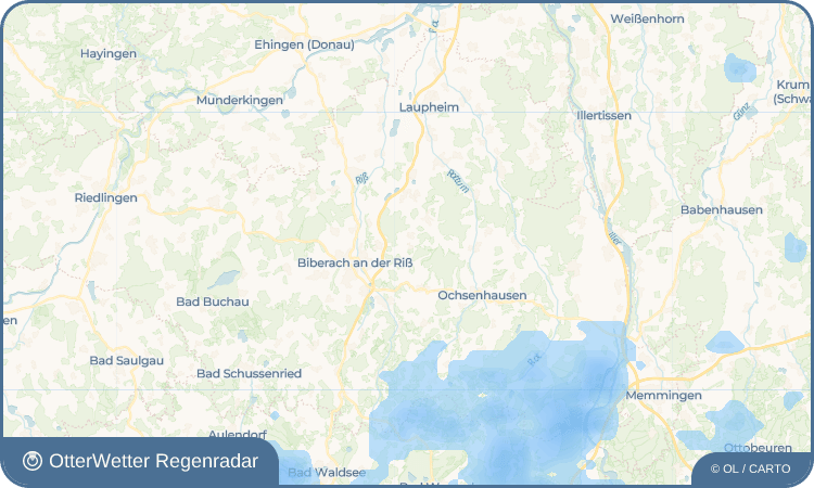 OtterWetter Regenradar-Widget Ellmannsweiler