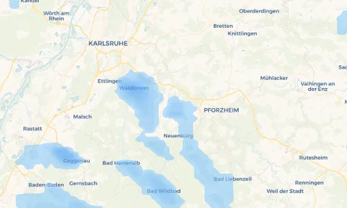 Regenradar Vorschaubild - Aktuelle Niederschläge in Ellmendingen und Umgebung