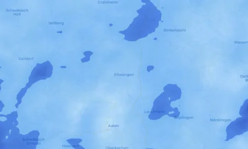 Regenradar Vorschaubild - Aktuelle Niederschläge in Ellwangen und Umgebung