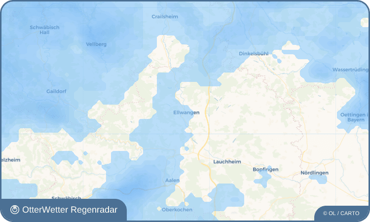 Widget-Vorschau für Ellwangen Wetter-Widget-Vorschau mit Vorhersagedaten für Ellwangen