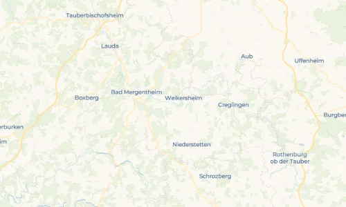 Regenradar Vorschaubild - Aktuelle Niederschläge in Elpersheim und Umgebung