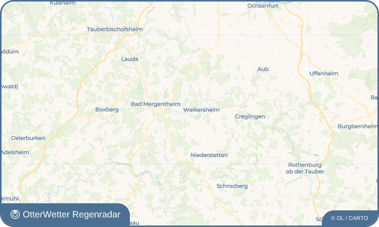 OtterWetter Regenradar-Widget Elpersheim