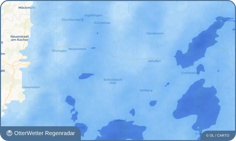 OtterWetter Regenradar-Widget Eltershofen