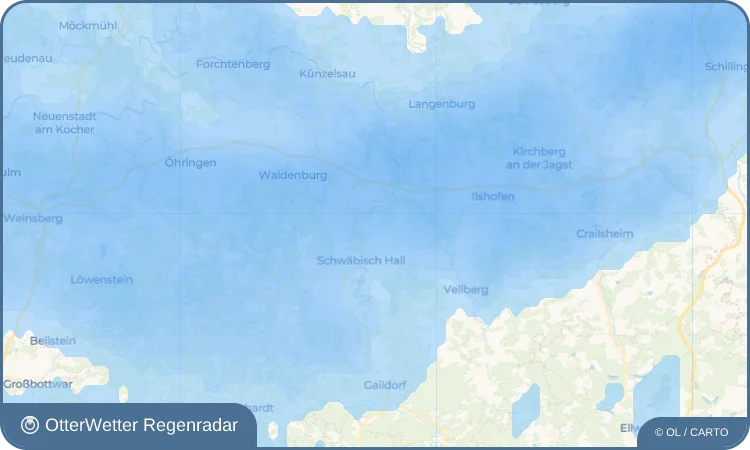 Wetter-Widget-Vorschau mit Vorhersagedaten für Eltershofen