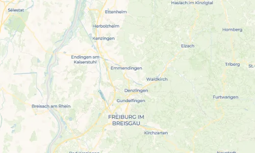 Regenradar Vorschaubild - Aktuelle Niederschläge in Emmendingen-Wasser und Umgebung