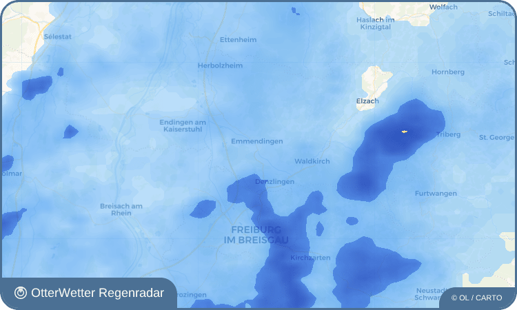 OtterWetter Regenradar-Widget Emmendingen-Wasser