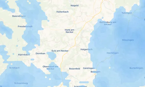 Regenradar Vorschaubild - Aktuelle Niederschläge in Empfingen und Umgebung