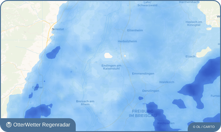OtterWetter Regenradar-Widget Endingen am Kaiserstuhl