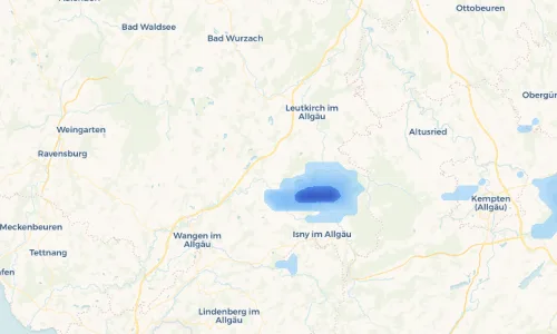 Regenradar-Vorschau: aktuelle Niederschläge in Engelboldshofen und Umgebung