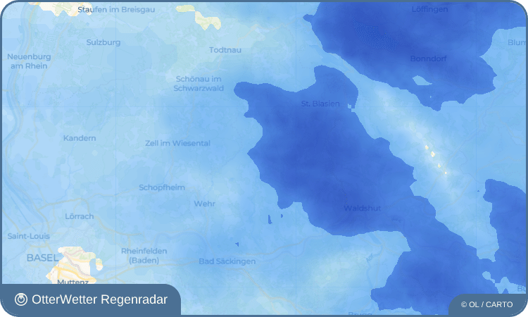 OtterWetter Regenradar-Widget Engelschwand