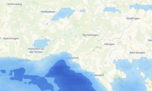 Regenradar Vorschaubild - Aktuelle Niederschläge in Engelswies und Umgebung