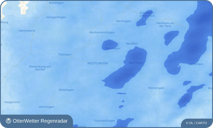 Widget-Vorschau für Eningen unter Achalm Wetter-Widget-Vorschau mit Vorhersagedaten für Eningen unter Achalm