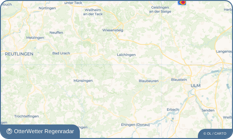 OtterWetter Regenradar-Widget Ennabeuren
