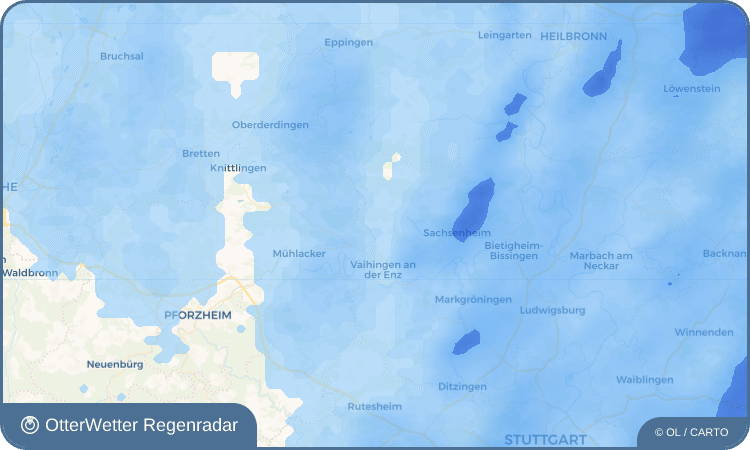 OtterWetter Regenradar-Widget Ensingen