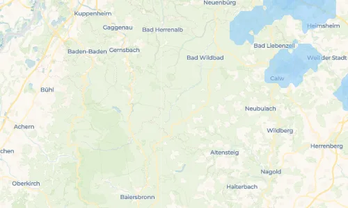 Regenradar Vorschaubild - Aktuelle Niederschläge in Enzklösterle und Umgebung