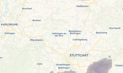 Regenradar Vorschaubild - Aktuelle Niederschläge in Enzweihingen und Umgebung