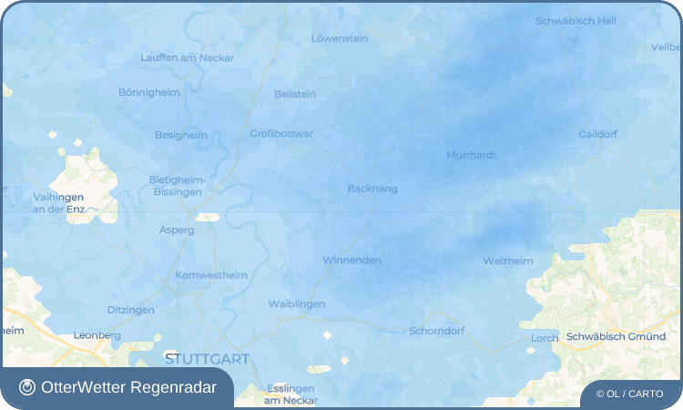 OtterWetter Regenradar-Widget Erbstetten