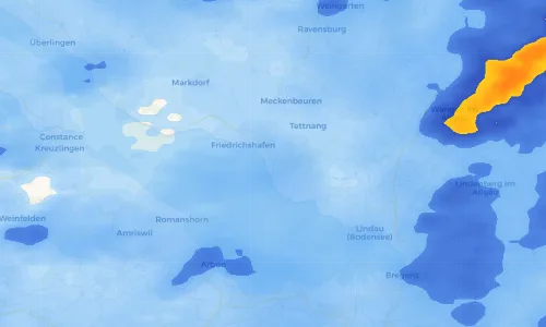 Regenradar Vorschaubild - Aktuelle Niederschläge in Eriskirch und Umgebung