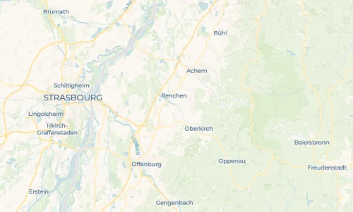 Regenradar Vorschaubild - Aktuelle Niederschläge in Erlach und Umgebung