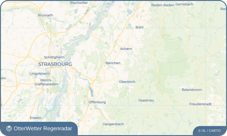 OtterWetter Regenradar-Widget Erlach