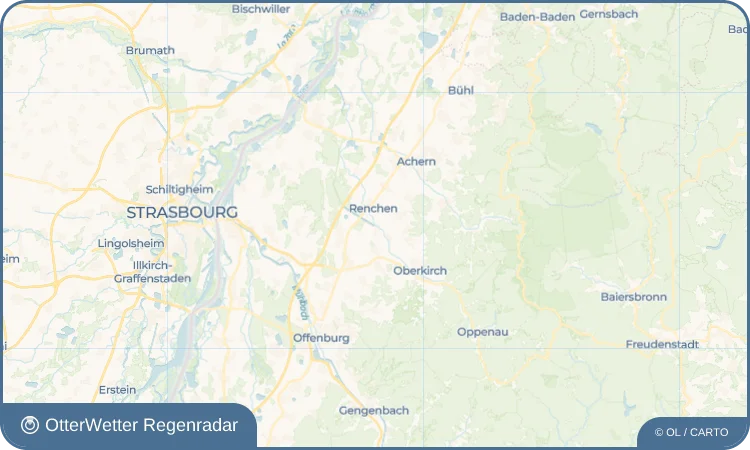 Wetter-Widget-Vorschau mit Vorhersagedaten für Erlach