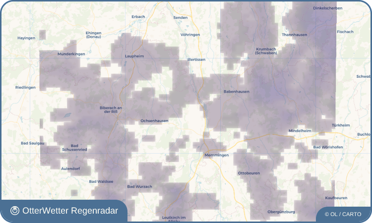 OtterWetter Regenradar-Widget Erolzheim