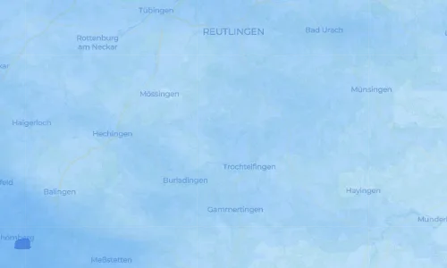 Regenradar Erpfingen: aktuelle Niederschläge in Erpfingen und Umgebung, Stand 23. Oktober 2026 um 2:05 Uhr