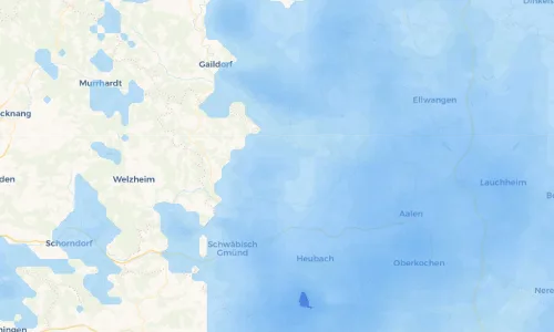 Regenradar Vorschaubild - Aktuelle Niederschläge in Eschach und Umgebung