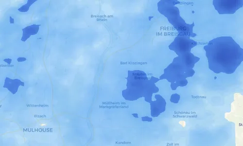 Regenradar Vorschaubild - Aktuelle Niederschläge in Eschbach und Umgebung