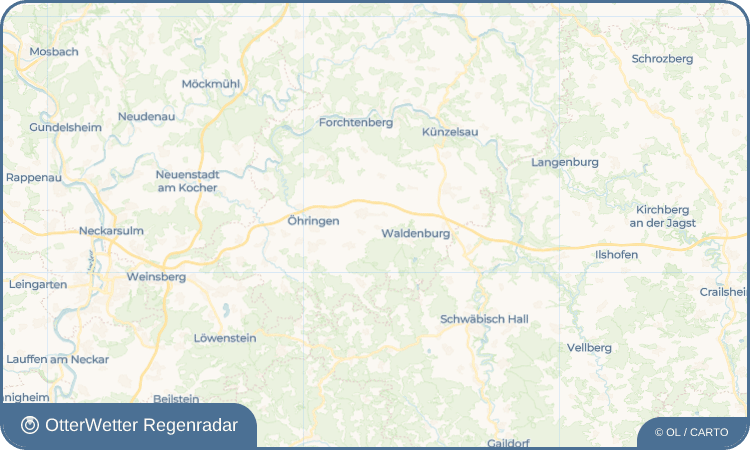 OtterWetter Regenradar-Widget Eschelbach