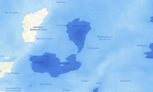 Regenradar Vorschaubild - Aktuelle Niederschläge in Eßlingen und Umgebung