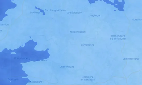 Regenradar Ettenhausen: aktuelle Niederschläge in Ettenhausen und Umgebung, Stand 23. Oktober 2026 um 14:35 Uhr