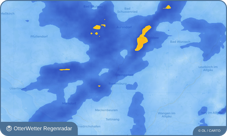 OtterWetter Regenradar-Widget Ettishofen