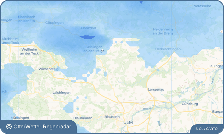 OtterWetter Regenradar-Widget Ettlenschieß