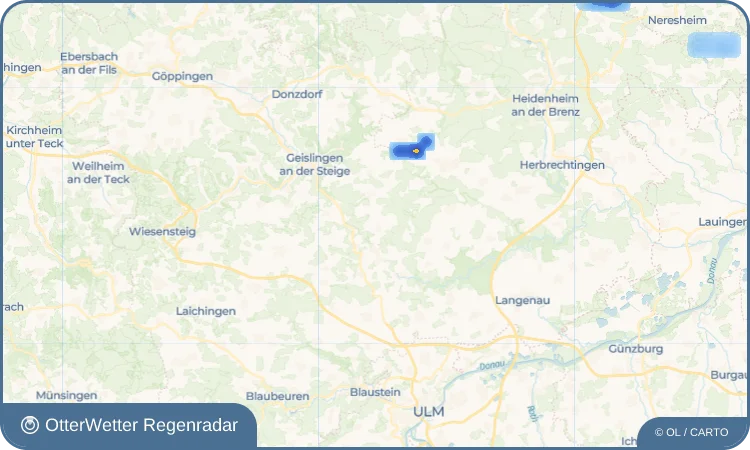 Widget-Vorschau für Ettlenschieß Wetter-Widget-Vorschau mit Vorhersagedaten für Ettlenschieß