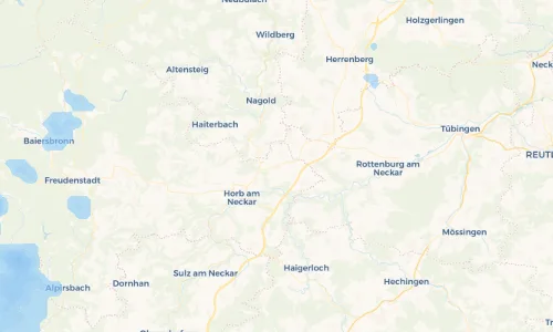 Regenradar Vorschaubild - Aktuelle Niederschläge in Eutingen im Gäu und Umgebung