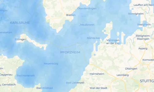 Regenradar-Vorschau: aktuelle Niederschläge in Eutingen und Umgebung