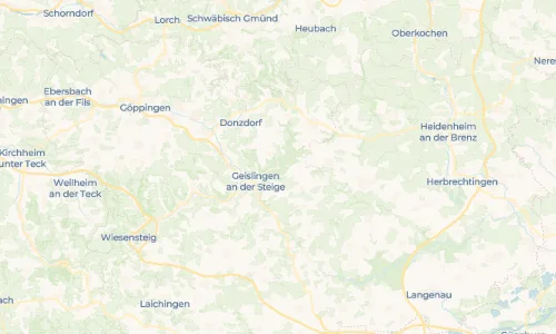 Regenradar Vorschaubild - Aktuelle Niederschläge in Eybach und Umgebung