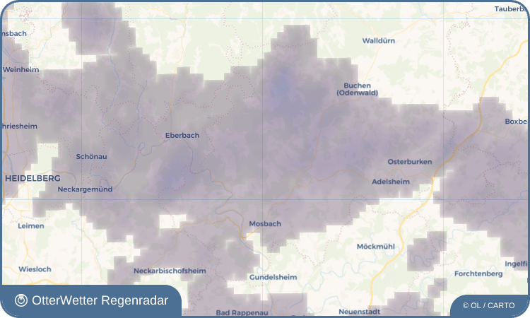 Wetter-Widget-Vorschau mit Vorhersagedaten für Fahrenbach