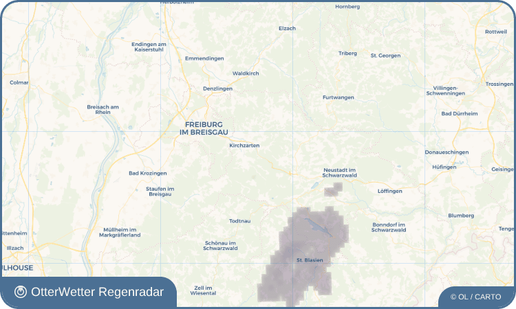 OtterWetter Regenradar-Widget Falkensteig