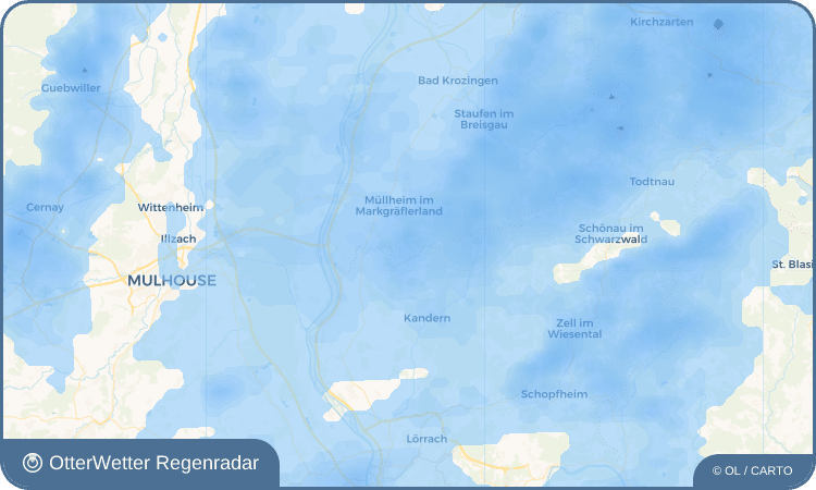 OtterWetter Regenradar-Widget Feldberg