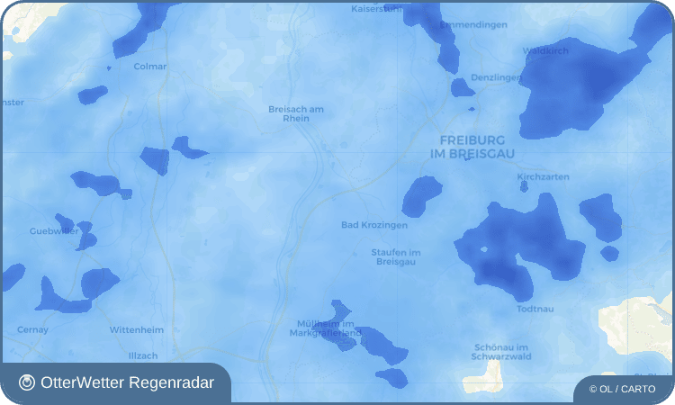 OtterWetter Regenradar-Widget Feldkirch