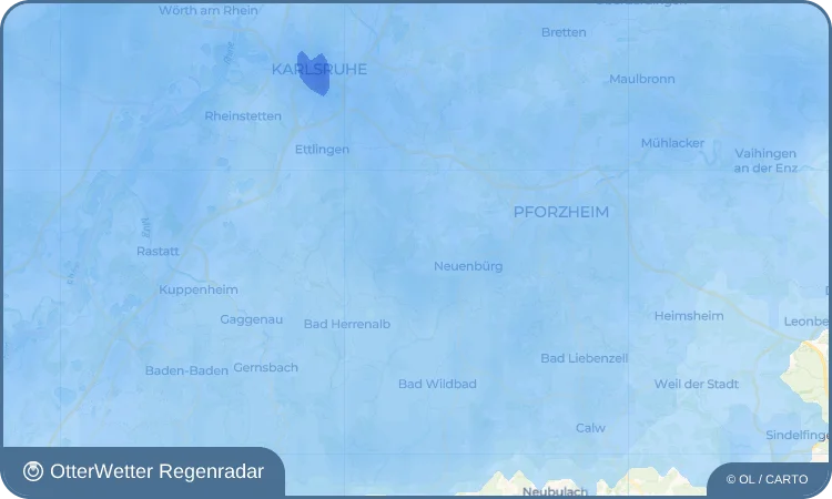 Widget-Vorschau für Feldrennach Wetter-Widget-Vorschau mit Vorhersagedaten für Feldrennach