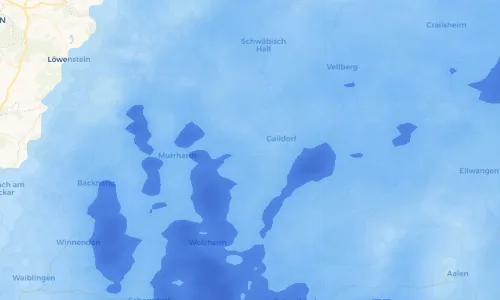Regenradar Vorschaubild - Aktuelle Niederschläge in Fichtenberg und Umgebung