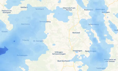 Regenradar Vorschaubild - Aktuelle Niederschläge in Fischbach und Umgebung