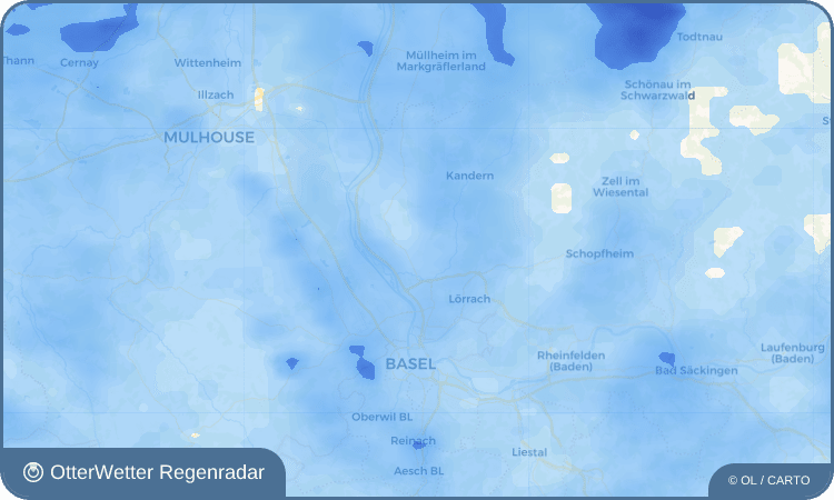 OtterWetter Regenradar-Widget Fischingen