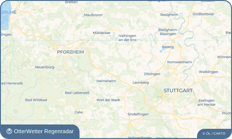 Wetter-Widget-Vorschau mit Vorhersagedaten für Flacht